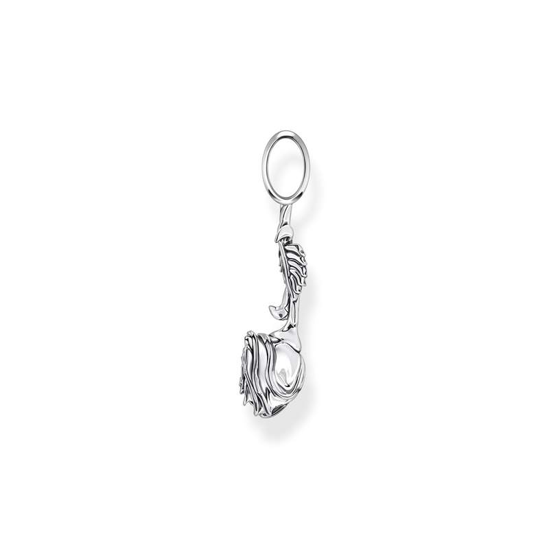 Pendentif THOMAS SABO argent motif rose - vue 2