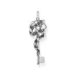 Pendentif THOMAS SABO argent clé et serpent oxyde de zirconiums - vue 1