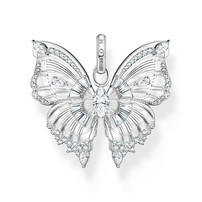 Pendentif THOMAS SABO argent papillon oxyde de zirconiums