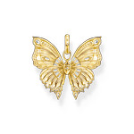 Pendentif THOMAS SABO argent doré jaune papillon oxyde de zirconiums - vue 3