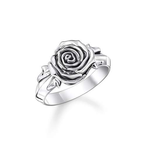 Bague THOMAS SABO argent motif rose