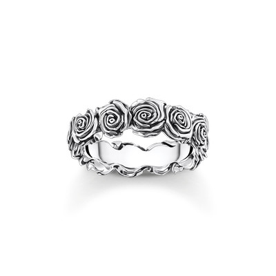 Bague THOMAS SABO argent motif rose