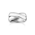 BAGUE THOMAS SABO argent - vue 1
