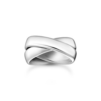 BAGUE THOMAS SABO argent - vue 1