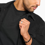 BAGUE THOMAS SABO argent - vue porté 2