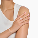 Bague THOMAS SABO argent fleur oxyde de zirconiums - vue porté 1