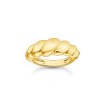 Bague THOMAS SABO argent doré jaune - vue 1