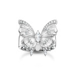 Bague THOMAS SABO argent papillon oxyde de zirconiums - vue 1