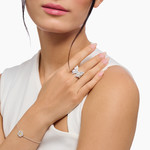 Bague THOMAS SABO argent papillon oxyde de zirconiums - vue porté 1