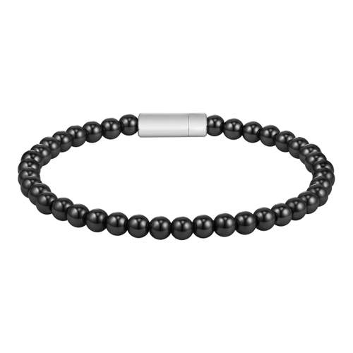 Bracelet BOSS SPHERE BEADS acier noir