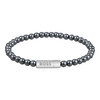 Armband BOSS SPHERE BEADS staal - weergave V2