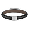 BOSS KODE black leather bracelet - view V2