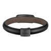 BOSS KODE black leather bracelet - view V2