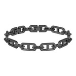 Bracelet BOSS KODE CHAIN acier noir - vue 1