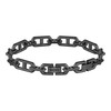 Bracelet BOSS KODE CHAIN acier noir - vue V2