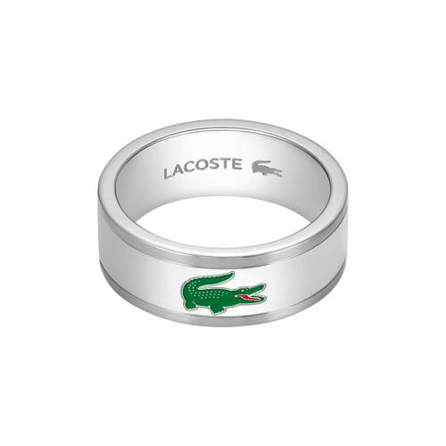 Bague LACOSTE arthor acier inoxydable