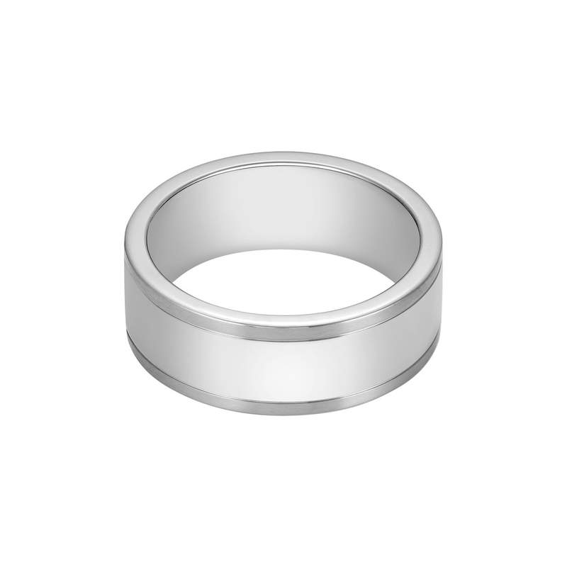 Bague LACOSTE arthor acier inoxydable - vue 3