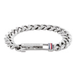 Bracelet TOMMY HILFIGER ROUND BRAIDED acier - vue 1