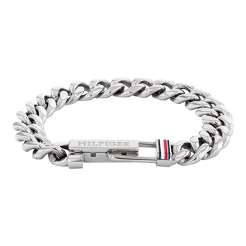 TOMMY HILFIGER ROUND BRAIDED steel bracelet