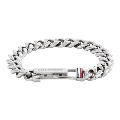 TOMMY HILFIGER ROUND GERAADDE roestvrijstalen armband