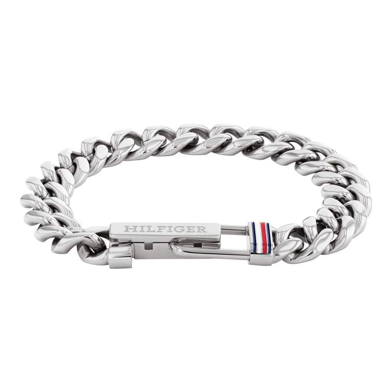 Bracelet TOMMY HILFIGER ROUND BRAIDED acier - vue 1