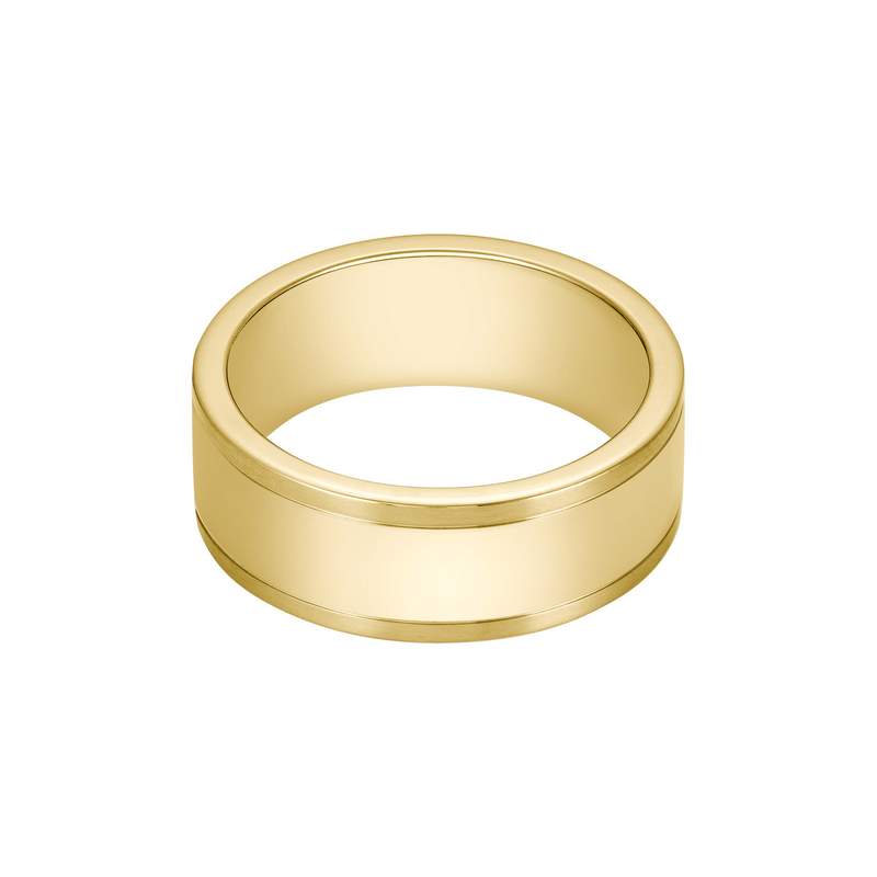 Bague LACOSTE arthor acier inoxydable doré - vue 3