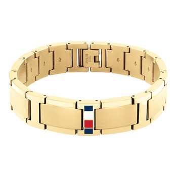 Bracelet TOMMY HILFIGER ROUND BRAIDED acier doré