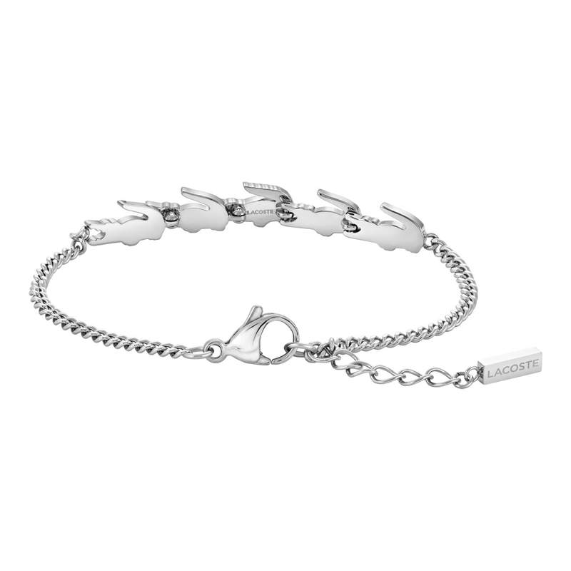 Bracelet LACOSTE CROCODILE acier inoxydable - vue 3