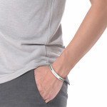 Bracelet LACOSTE ADVENTURER acier inoxydable - vue porté 1