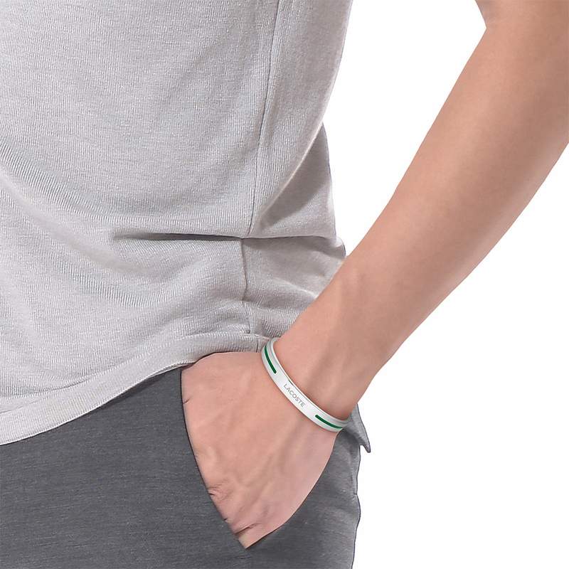 Bracelet LACOSTE ADVENTURER acier inoxydable - vue porté 1