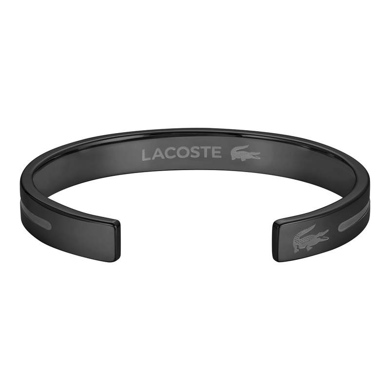 Bracelet LACOSTE ADVENTURER acier inoxydable noir - vue 3