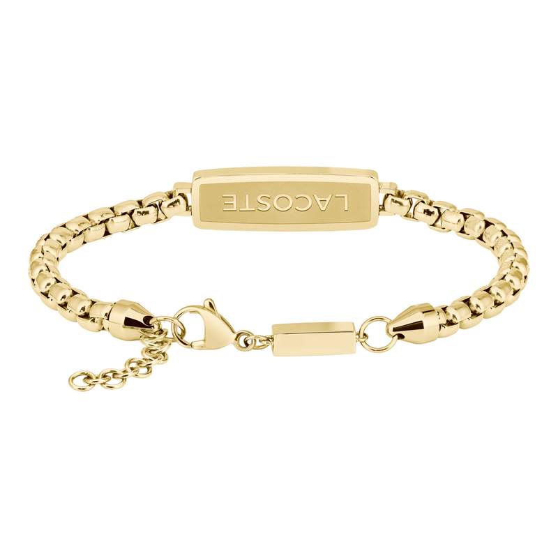 Bracelet LACOSTE DISTRICT acier inoxydable doré - vue 3