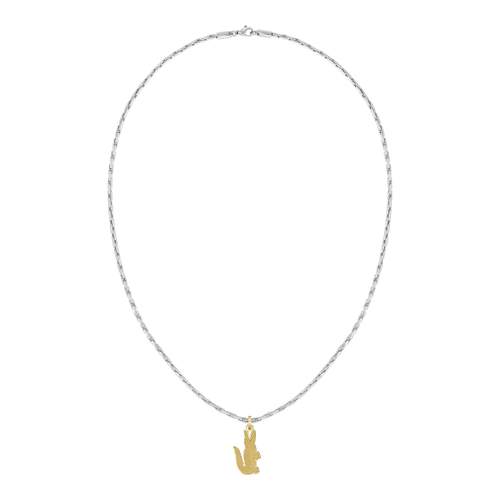 Chaine LACOSTE arthor acier inoxydable bicolore