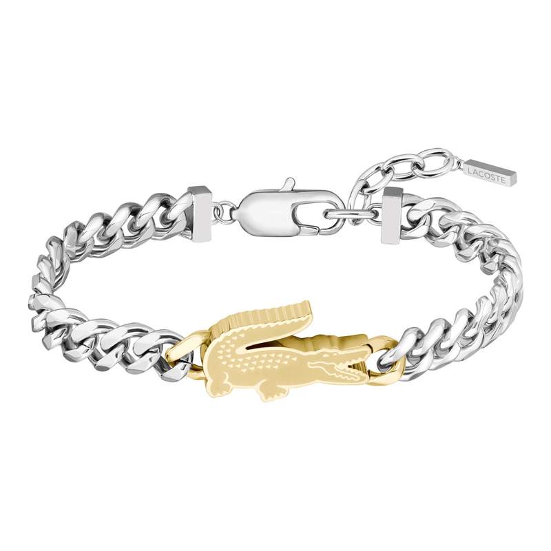 Bracelet LACOSTE ARTHOR acier inoxydable bicolore - vue 1