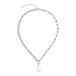 Collier LACOSTE crocodile acier inoxydable - vue 3