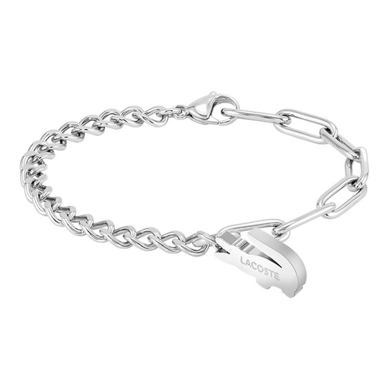 Bracelet LACOSTE CROCODILE acier inoxydable - vue 3