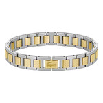 Bracelet LACOSTE METROPOLE acier inoxydable bicolore - vue 1