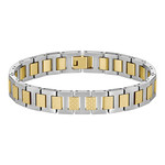 Bracelet LACOSTE METROPOLE acier inoxydable bicolore - vue 3
