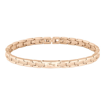 Bracelet LACOSTE METROPOLE acier inoxydable rose