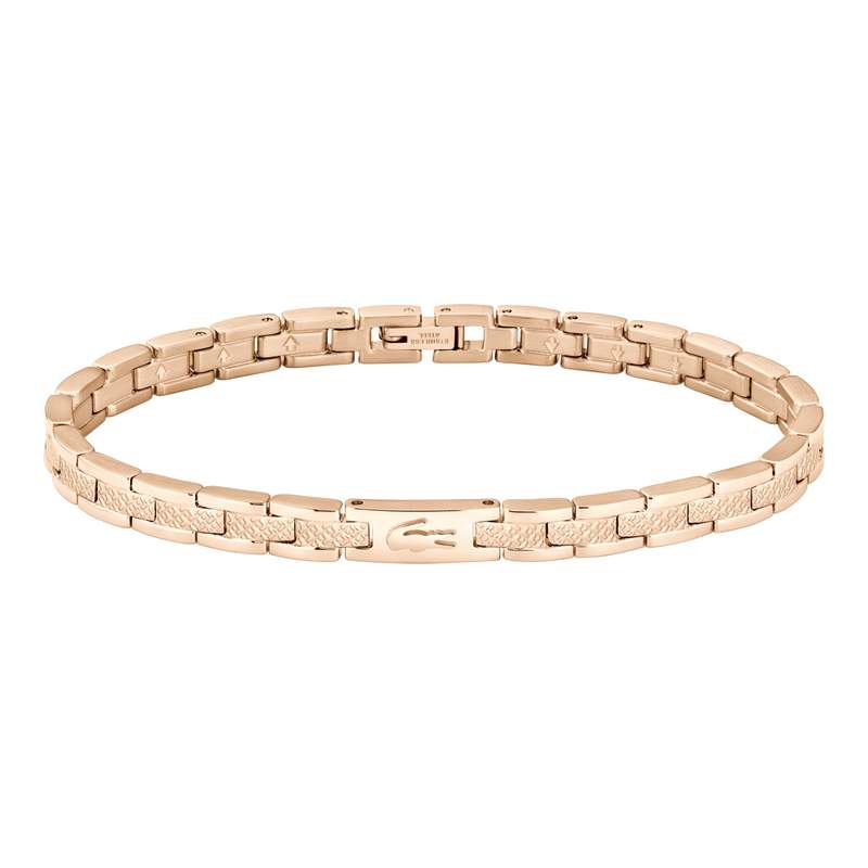 Bracelet LACOSTE METROPOLE acier inoxydable rose - vue 1