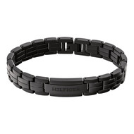 Bracelet TOMMY HILFIGER OCEANIC acier noir