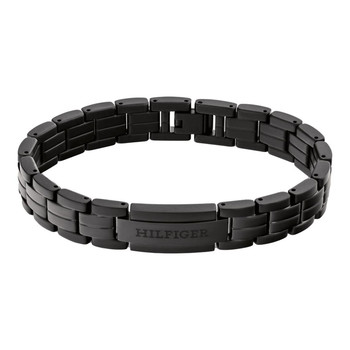TOMMY HILFIGER OCEANIC black steel bracelet