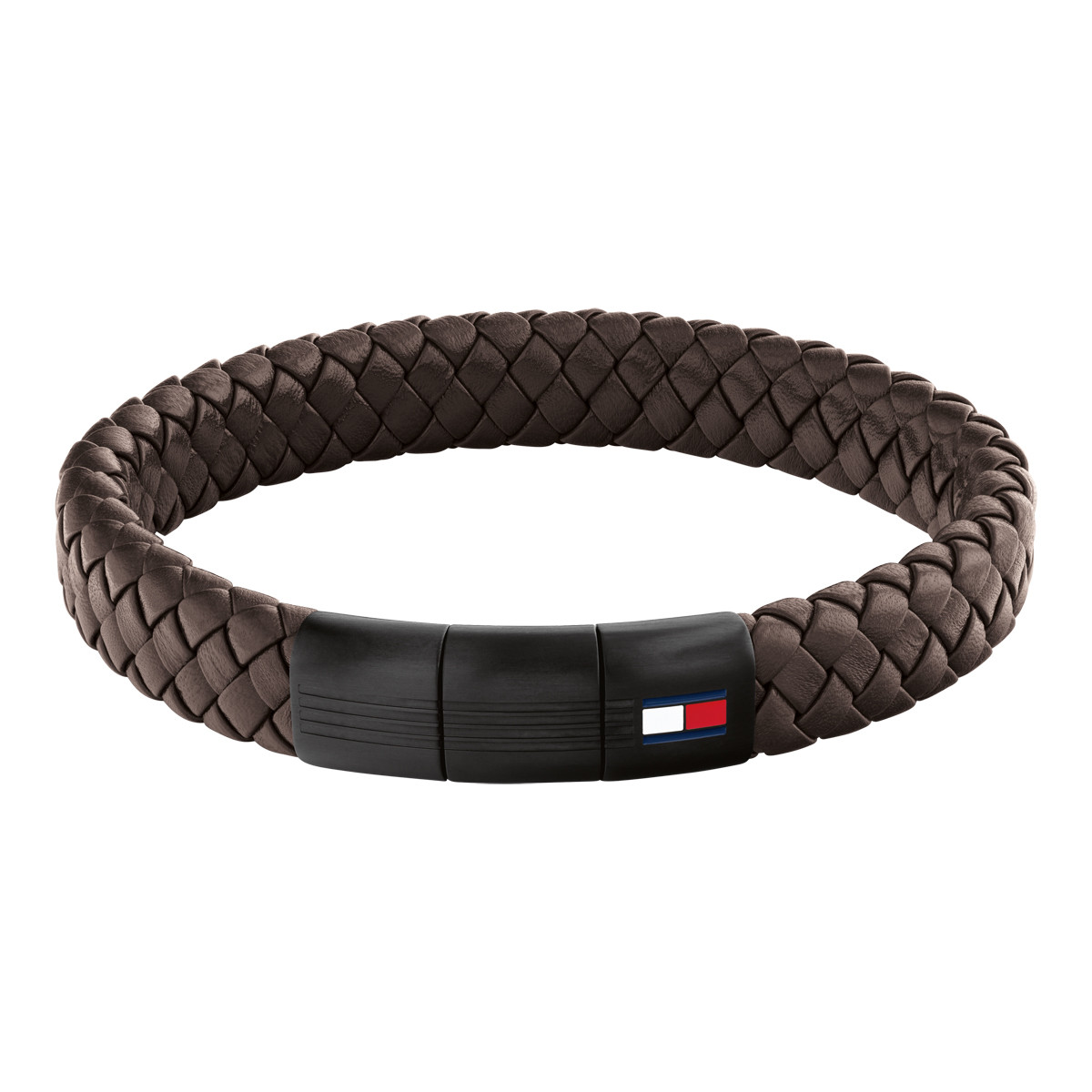 TOMMY HILFIGER OCEANIC bruin lederen armband
