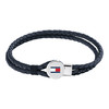 TOMMY HILFIGER JAMESON blue leather bracelet - view V1
