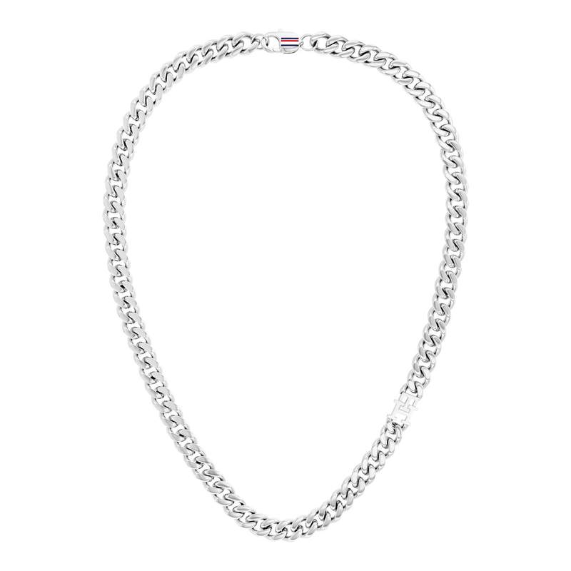Chaine TOMMY HILFIGER bruce leather acier - vue 1
