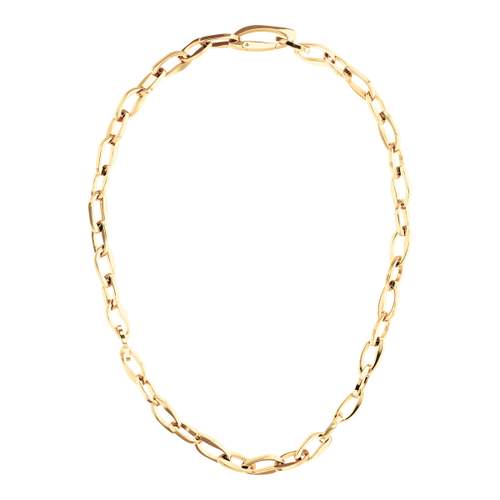 CALVIN KLEIN distinctive icons gold-plated steel chain