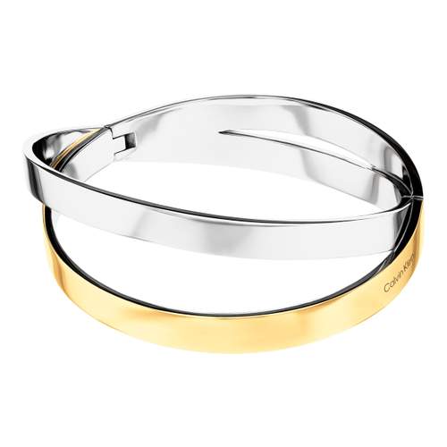 CALVIN KLEIN DISTINCTIVE ICONS tweekleurige stalen armband