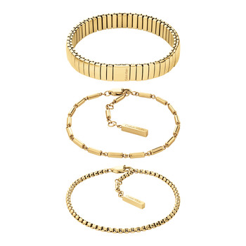Bracelets CALVIN KLEIN REFINED ESSENTIALS acier doré