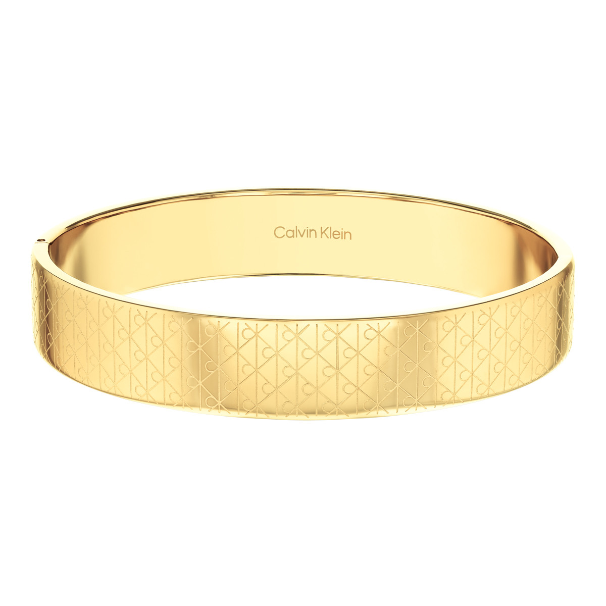CALVIN KLEIN SIMPLY LOGO verguld stalen armband