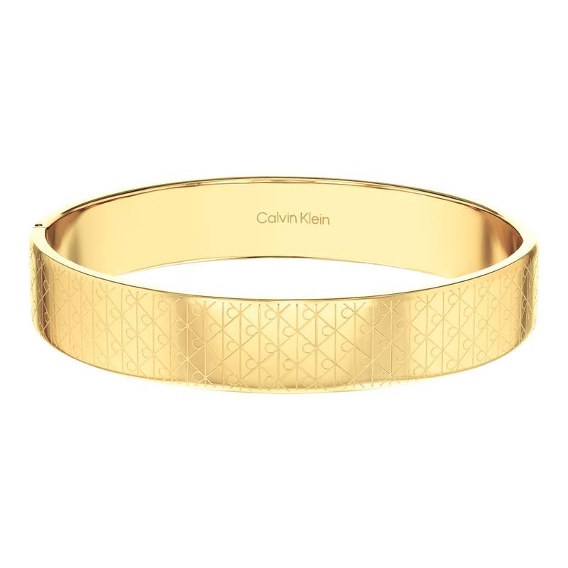 Bracelet CALVIN KLEIN SIMPLY LOGO acier doré - vue 1